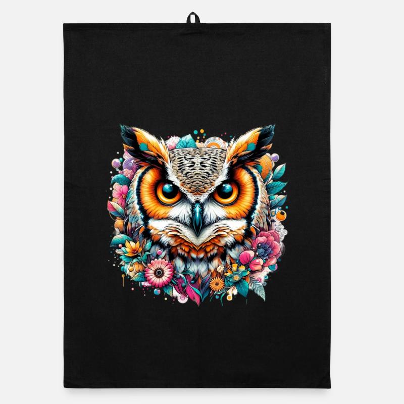 Owl Organic dish towel