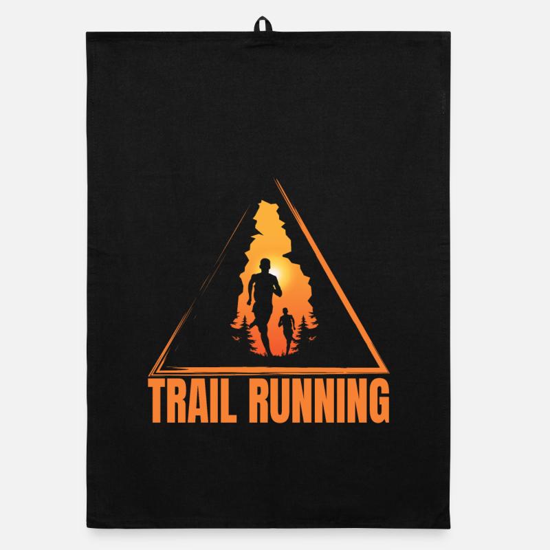 Trail Running Organic Geschirrtuch