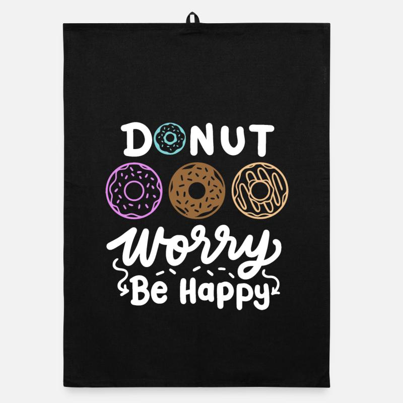 Donut inspirierender Donut Organic Geschirrtuch