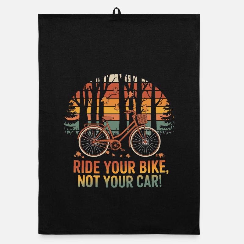 Conception d’aventure à vélo respectueuse de l’environnement Torchon bio