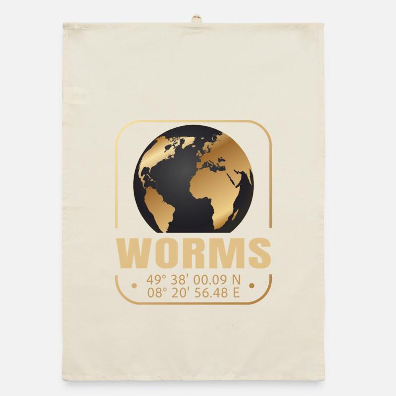 Worms Organic Geschirrtuch