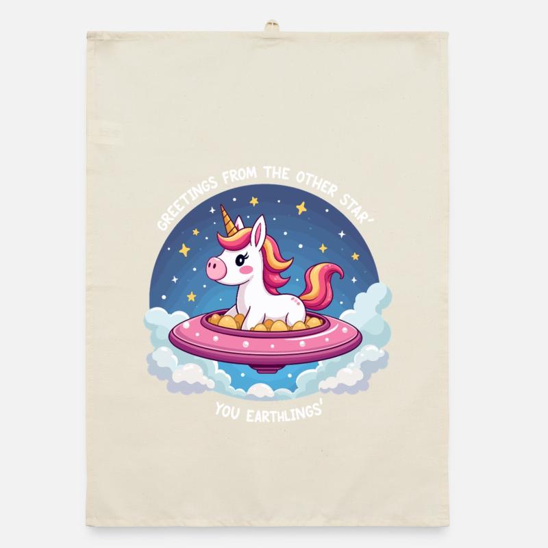 Licorne vue de l’espace Torchon bio