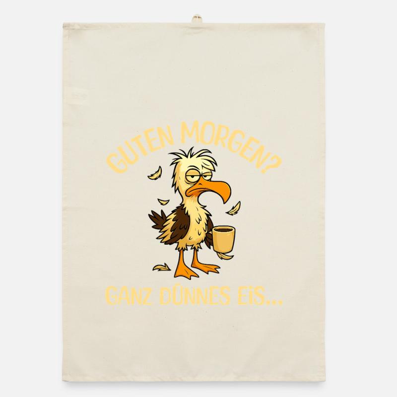Mouette du matin avec café Torchon bio