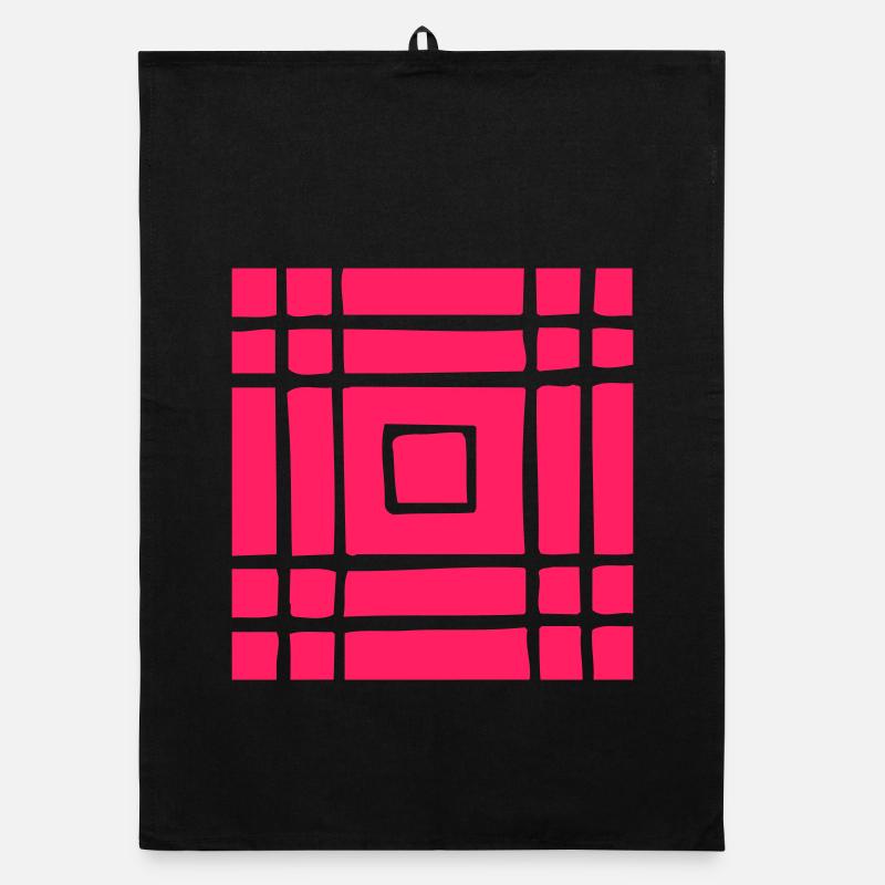 Quadrilateral Art > Vector Graphic Organic dish towel