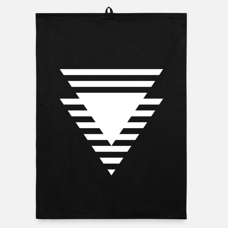 Stepped Triangular Prism Organic dish towel