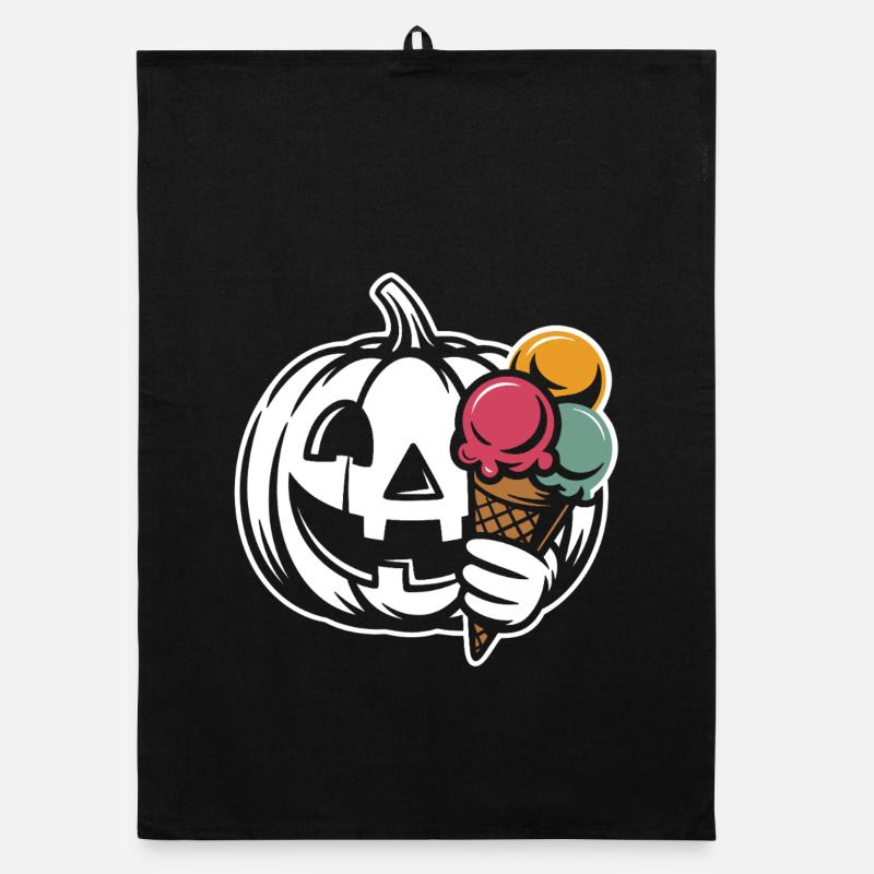 Crème glacée Pumpkin Smile Torchon bio