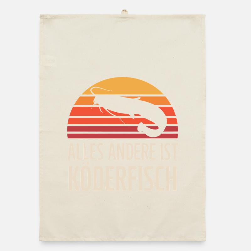 Catfish Angler Shirt – Everything Else Is Bait Fish Organic dish towel