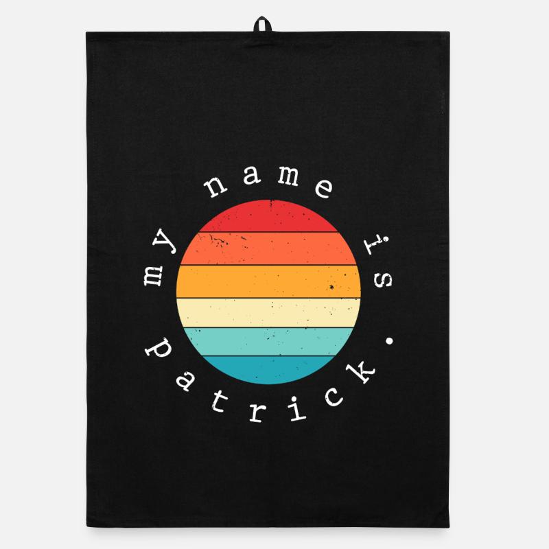 My name is Patrick Organic dish towel