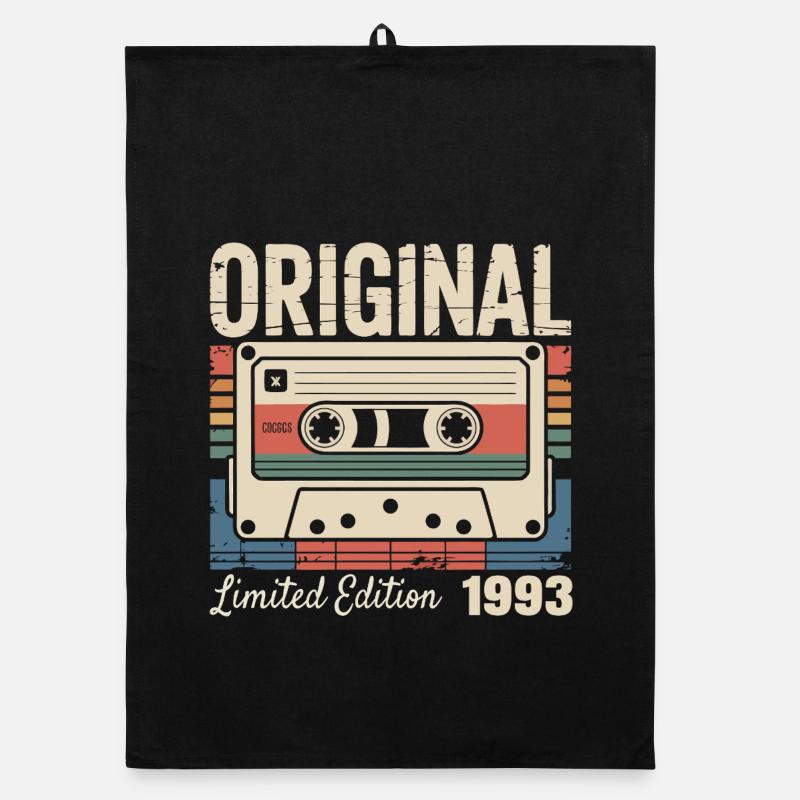 33. Jubiläum – Vintage-Geschenk 1993 Organic Geschirrtuch