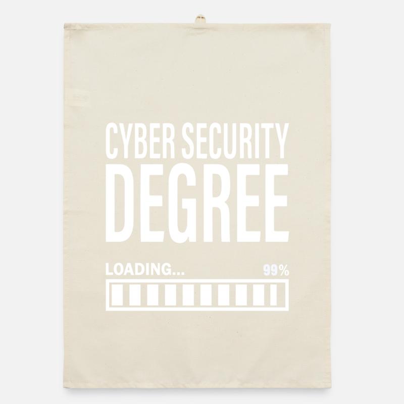 Cybersecurity Student Engineer Cyber Security Organic dish towel