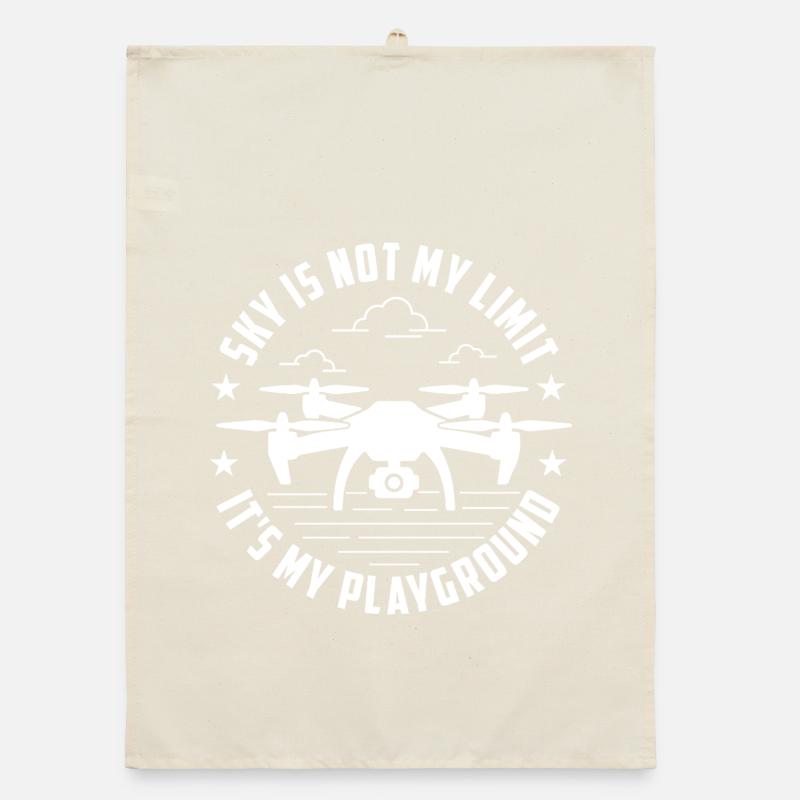 Sky Not Limit Drone Pilot FPV Flight Organic dish towel