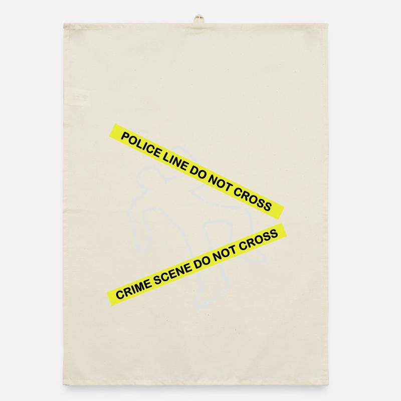 Tatort-Set Organic Geschirrtuch