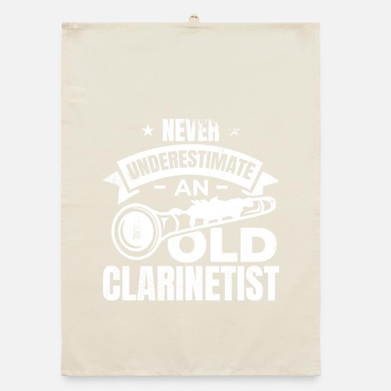Clarinets Grandpa Organic dish towel