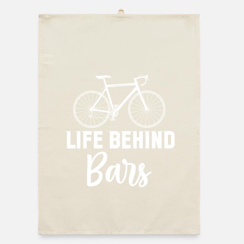 Das Leben hinter Gittern Organic Geschirrtuch