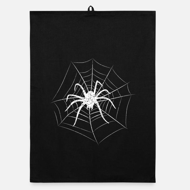 Spider Halloween Organic dish towel