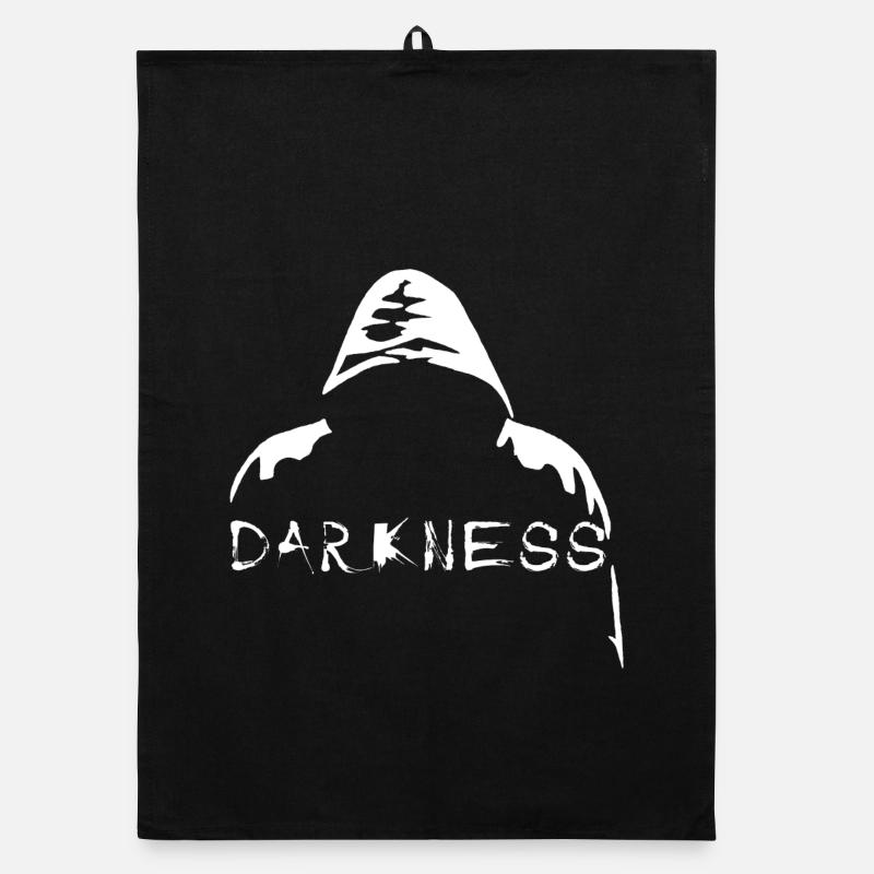 Darkness Organic dish towel