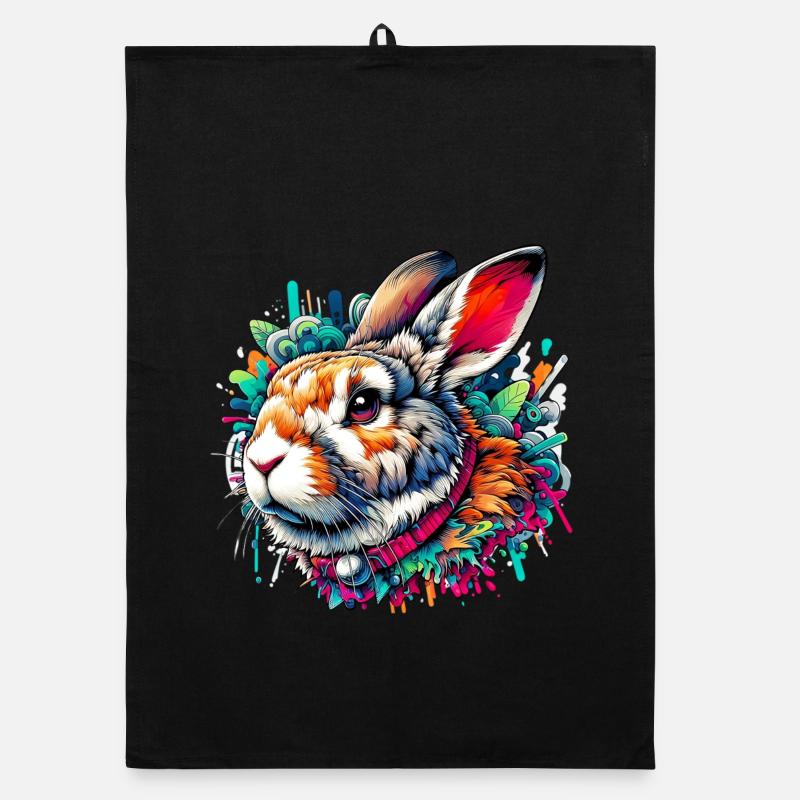 Kaninchen Organic Geschirrtuch