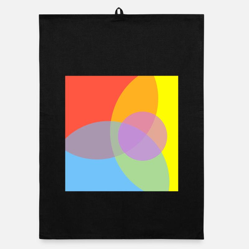 Colour Play Pattern Organic dish towel