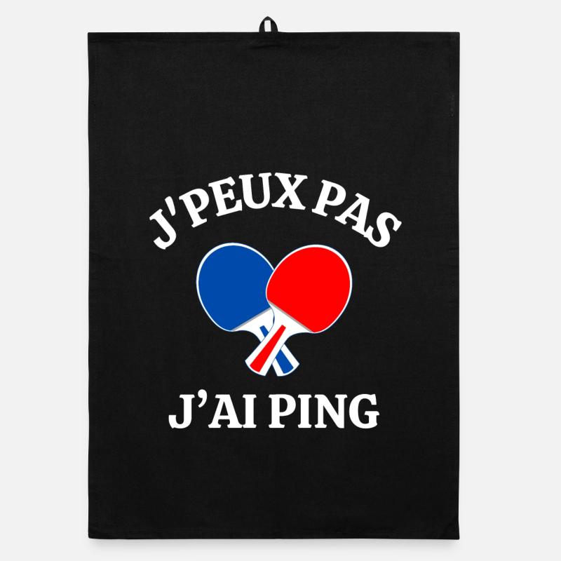 ping-pong, fan de ping-pong, ping Torchon bio