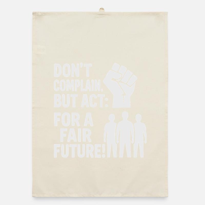 Acting for a fair future Organic dish towel