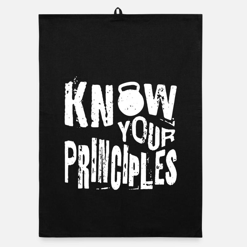 Bold Kinship Quote Design Organic dish towel
