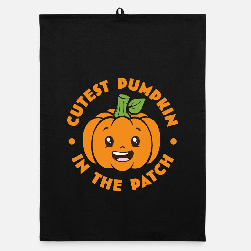 Süßester Kürbis im Patch Organic Geschirrtuch