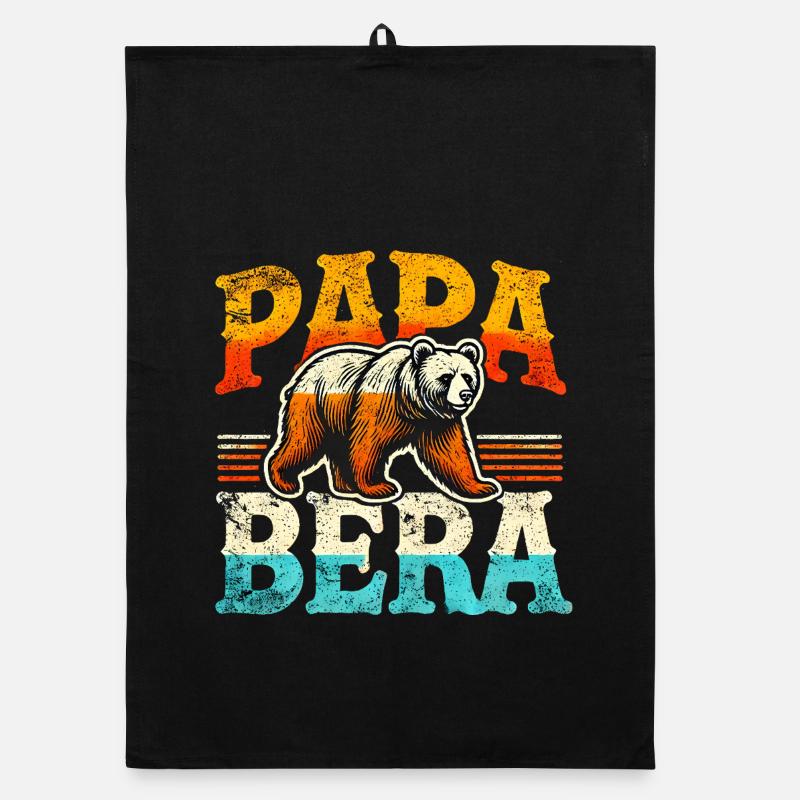 Papa Ours Style Rétro, Pères Torchon bio
