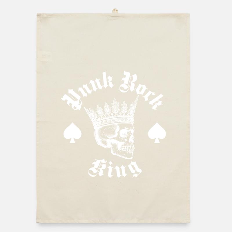 Conception du logo du roi du punk rock Torchon bio