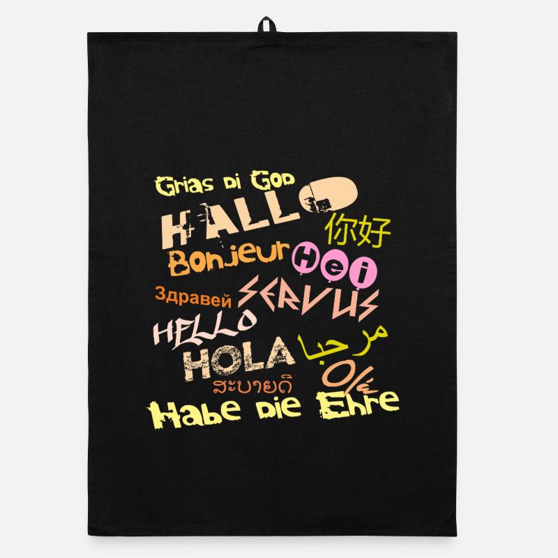 Hello International Organic Geschirrtuch