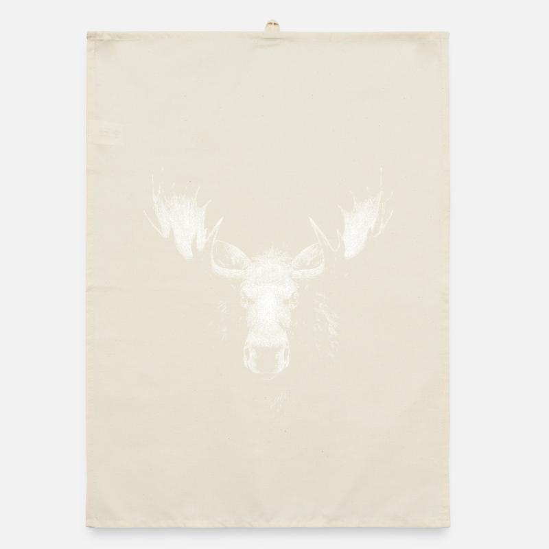 Elch Organic Geschirrtuch