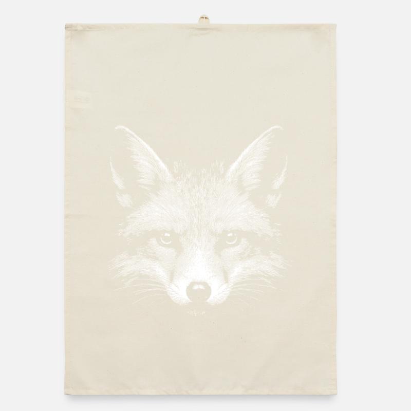 Red fox Organic dish towel