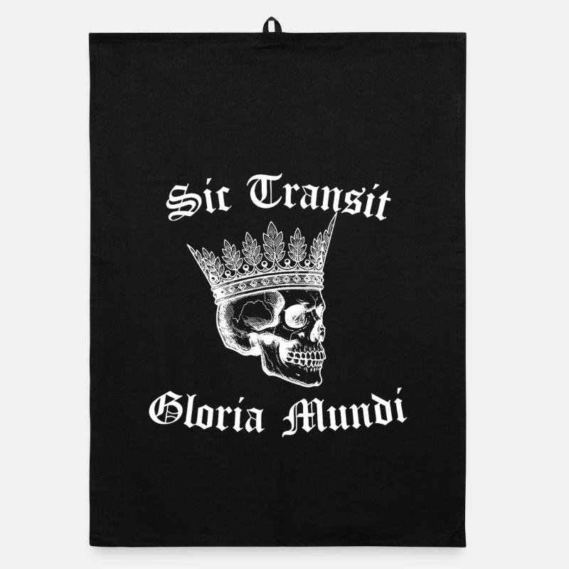Skull Crown Sir Tranzit Gloria Mundi Organic dish towel