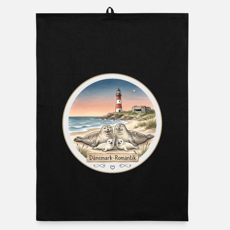 Dänemark - Romantik Organic Geschirrtuch