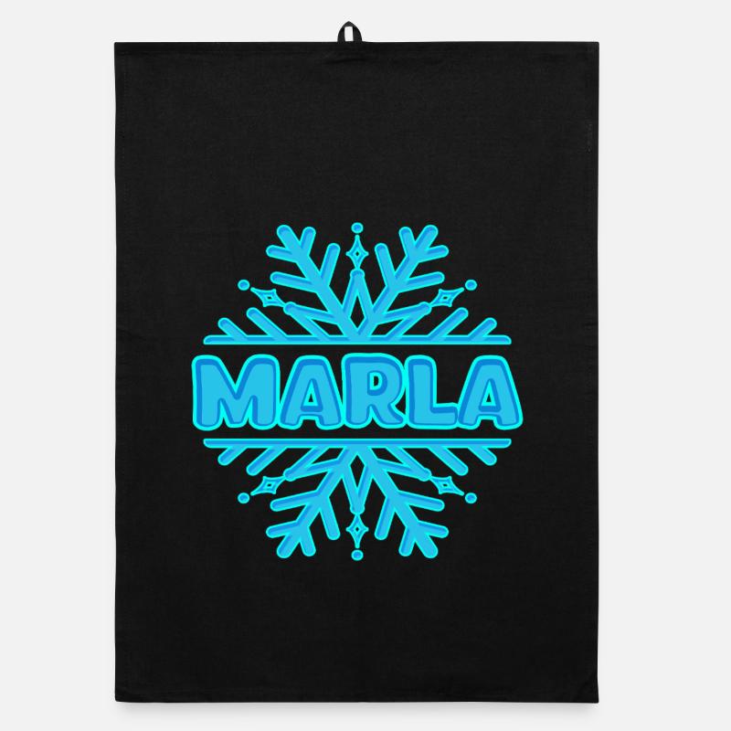 First name Marla Organic dish towel
