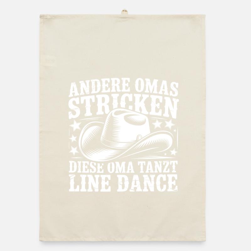 Oma Line Dance Organic Geschirrtuch