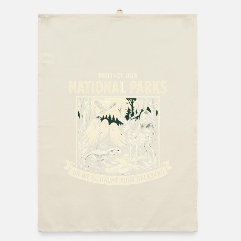 National Parks Ghost Sanctuary Organic dish towel