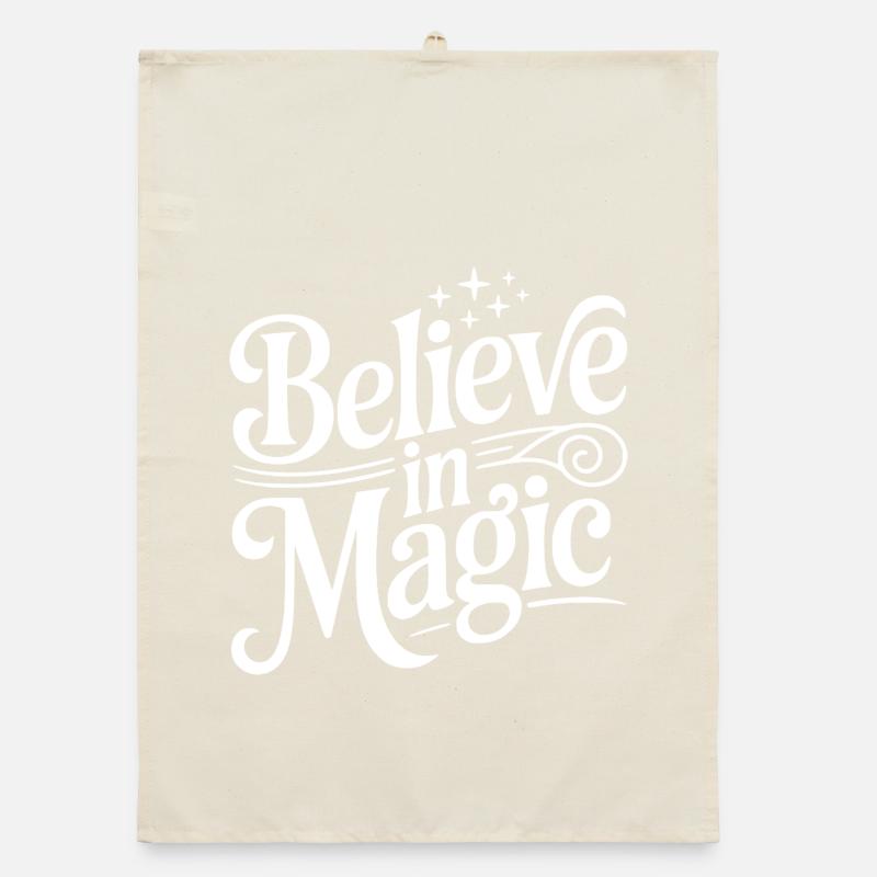 Believe in Magic Organic dish towel