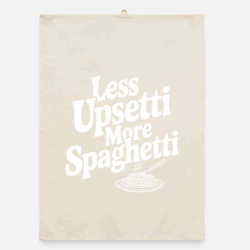 Moins de Upsetti, plus de spaghettis Torchon bio