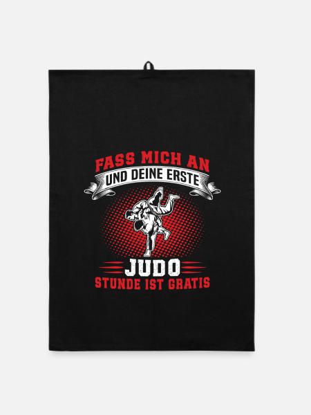 JUDO  - Organic Geschirrtuch - Schwarz - Vorne