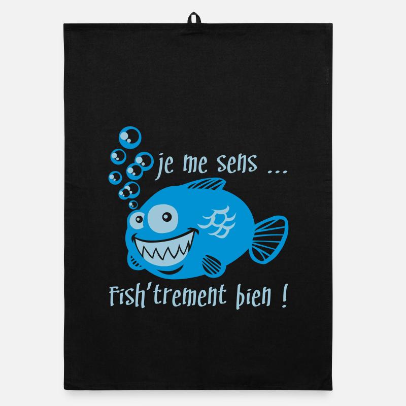 Comme un poisson dans l'eau Torchon bio