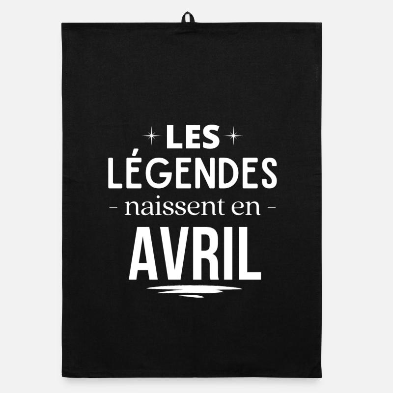 avril, mois de naissance, légende Torchon bio