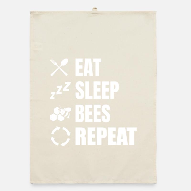 Eating, sleeping, beekeeping, repeating Organic dish towel