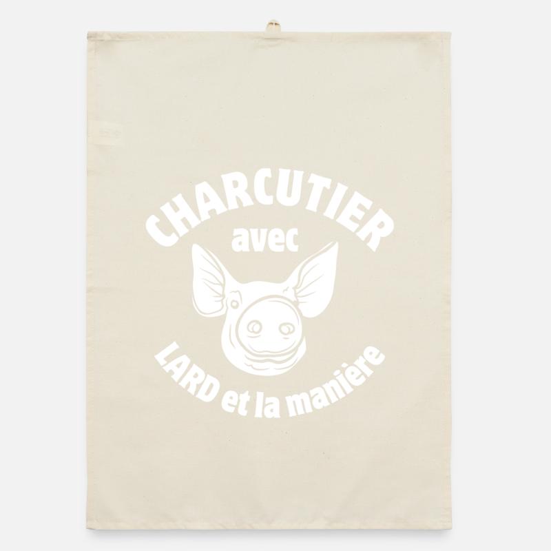 cochon, charcutier, jambon Torchon bio