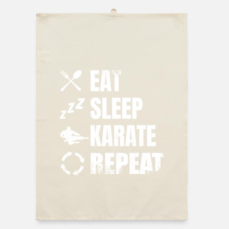 Manger Sommeil Karaté Répéter Torchon bio