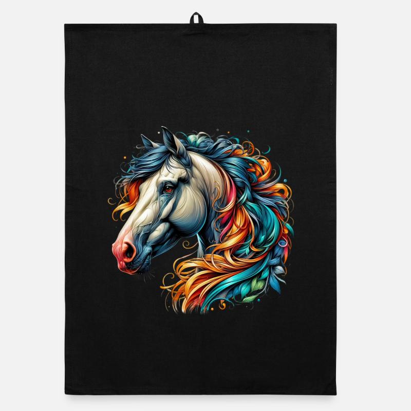 Pferd Organic Geschirrtuch