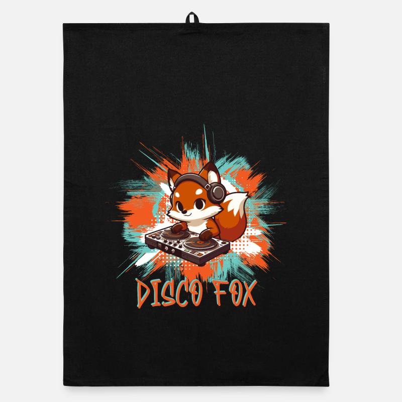 Discofox Fox Tanzen Disco Frauen Foxtanz Organic Geschirrtuch