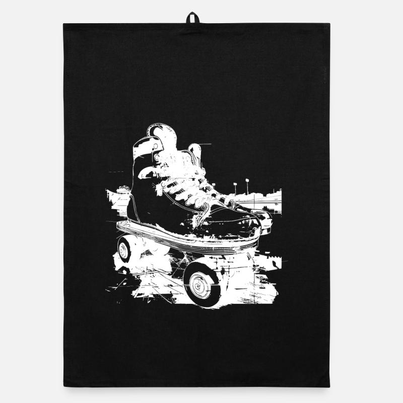 Graphique Patins à roulettes Torchon bio