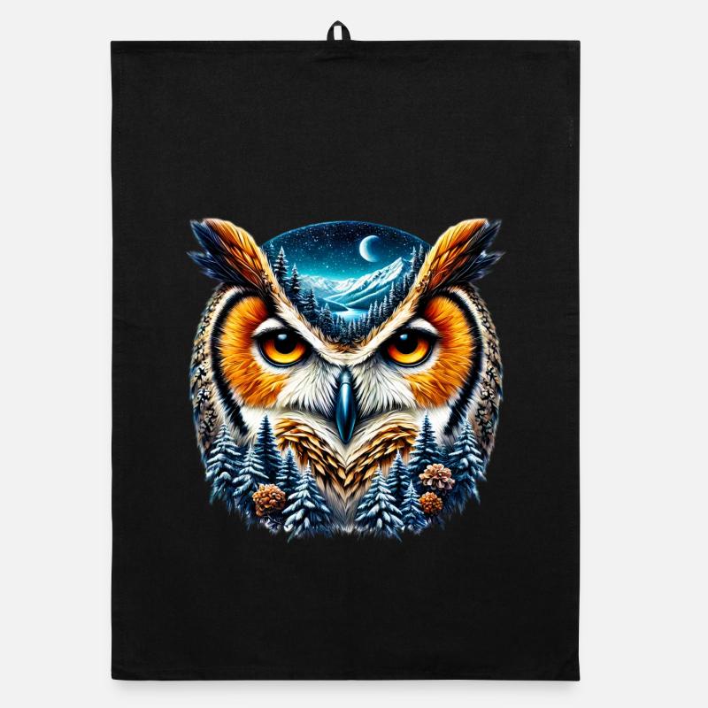 Owl Organic dish towel