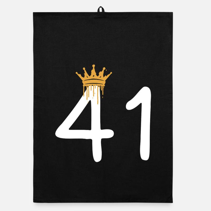 Royal graffiti number 41 Organic dish towel