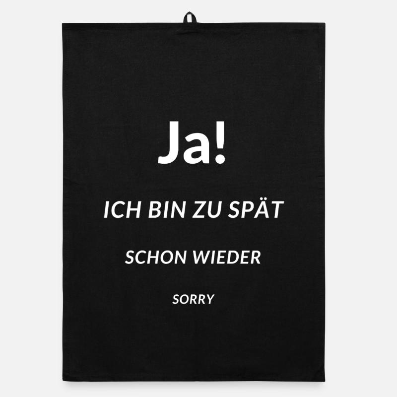 Too late, delay always late Organic dish towel